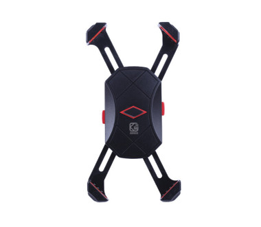 Тримач телефону (кріплення на кермо) чорний з червоним M13A (Kewiq)