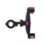 Тримач телефону (кріплення на кермо) чорний з червоним M13A (Kewiq)