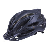 Шолом захисний чорний з козирком та з габаритним ліхтарем size L - TTG