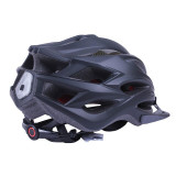 Шолом захисний чорний з козирком та з габаритним ліхтарем size L - TTG