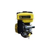 Двигун 190FE – бензин (під шпонку діаметр 25 мм) (15 к.с.) з електростартером – YBX