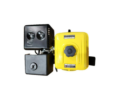 Двигун 190FE – бензин (під шпонку діаметр 25 мм) (15 к.с.) з електростартером – YBX