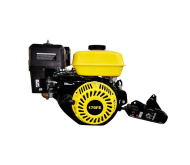Двигатель 170FE — бензин (под шпонку диаметр 20 мм) (7 л.с.) с электростартером — YBX