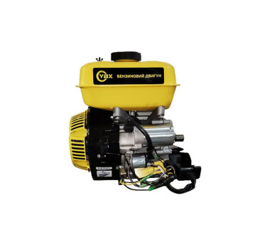 Двигатель 170FE — бензин (под шпонку диаметр 20 мм) (7 л.с.) с электростартером — YBX