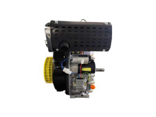 Двигун 186FE – дизель (під шпонку діаметр 25 мм) (9 к.с.) з електростартером – YBX
