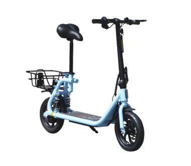 Электросамокат с сиденьем (голубой) Q2 36V 10.4AH - SM