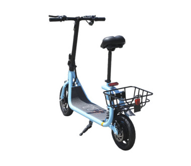 Электросамокат с сиденьем (голубой) Q2 36V 10.4AH - SM