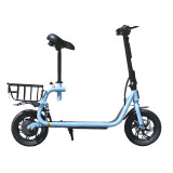 Электросамокат с сиденьем (голубой) Q2 36V 10.4AH - SM