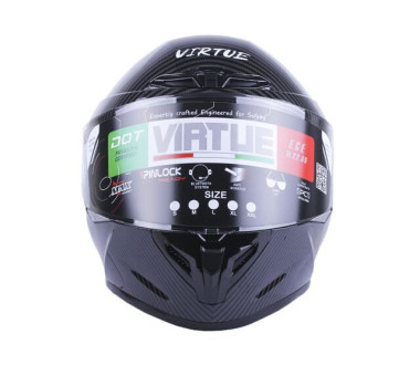 Шлем MD-821 черный глянцевый size L - VIRTUE