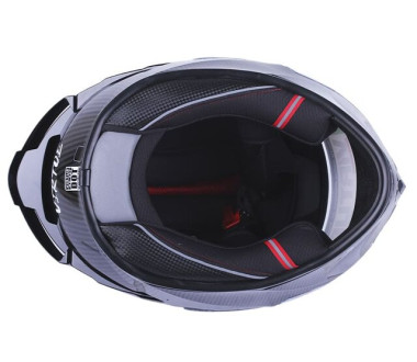 Шолом MD-821 чорний глянсовий size XL - VIRTUE