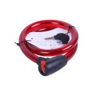 Замок противоугонный тросовый 22мм*1200мм (под ключ) ZX1242