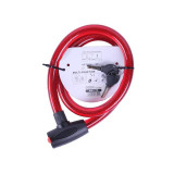 Замок протиугінний тросовий 22мм*1200мм (під ключ) ZX1242