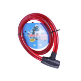 Замок протиугінний тросовий 22мм*1200мм (під ключ) ZX1242