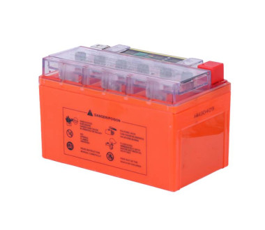 Акумулятор гелевий, 7АH-YTX7A-BS, помаранч., 150*86*94 мм, З ІНДИКАТОРОМ - OUTDO