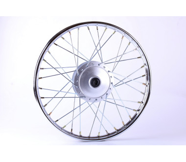 Диск передний, спицованный, барабанный тормоз 17*1,2 2,4kg - Дельта