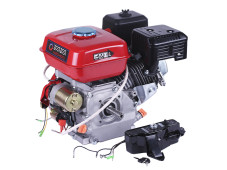 Двигатель бензиновый 170FE TАТА (с выходом вала под шпонку, 20 мм) с электростартером, 7 л.с.