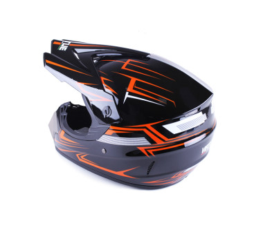 Шолом MD-905 чорно-червоний size M - VIRTUE