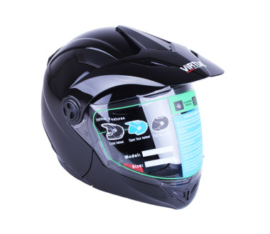 Шолом MD-900 чорний (трансформер) size L - VIRTUE