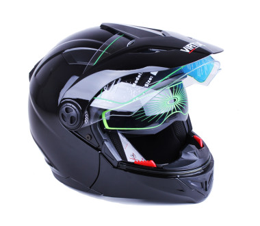 Шолом MD-900 чорний (трансформер) size L - VIRTUE