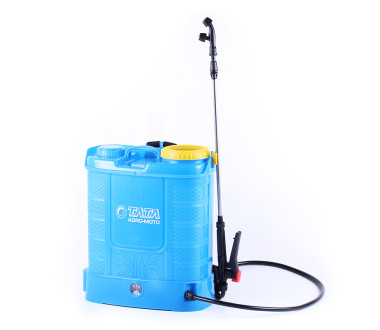 Акумуляторний обприскувач TATA ZX-12E-06 150x65x100 ранцевий 12 літрів блакитний