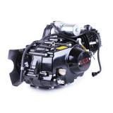 Двигун 110CC - Дельта/Альфа/Актив, механіка + електростартер + карбюратор - алюмінієва ЦПГ, BLACK - TATA LUX