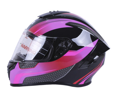 Шолом MD-813 чорний з бузковим size S - VIRTUE