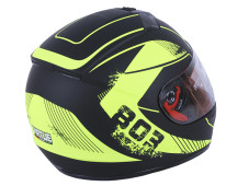 Шолом MD-803 чорний матовий з жовтим size S - VIRTUE