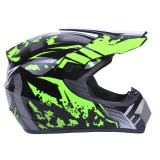 Шолом MD-905 чорний із салатовим size М - VIRTUE