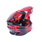 Шолом MD-902 чорний з червоним size M - VIRTUE