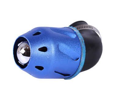 Фильтр нулевой "Пуля" синий Ø42 мм 90° (125-150сс) - АМ