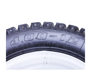 Колесо в зборі 4.00*12 (під 5 болтів, дорожня) ТАТА для мототрактора