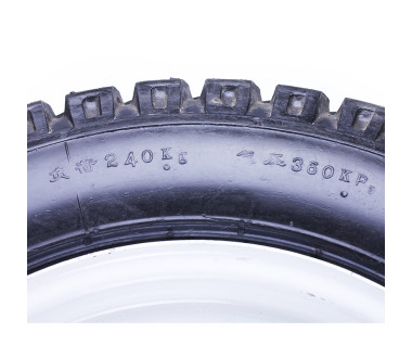 Колесо в зборі 4.00*12 (під 5 болтів, дорожня) ТАТА для мототрактора