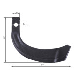 Ніж фрези правий IT-225 Aa 500gr 160*205 мм Mototraktor