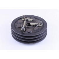 Сцепление в сборе 3 ручья 2 диска (мототрактор) - MFC