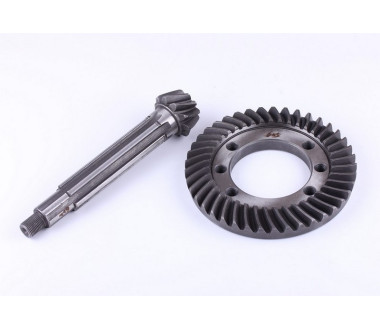 Головна пара заднього мосту, вал головної передачі та шестерня конічна (нового зразка) Xingtai 120-220