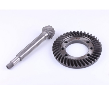 Головна пара заднього мосту, вал головної передачі та шестерня конічна (старого зразка) Xingtai 120-220