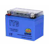 Аккумулятор гелевый TTG YTX4L-BS 4AH, 113×70×85 мм синий, с индикатором
