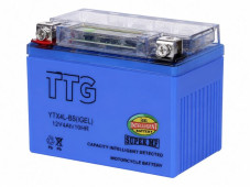 Акумулятор гелевий TTG YTX4L-BS 4AH, 113×70×85 мм синій, з індикатором