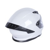 Шлем для мотоцикла, скутера 800 TTG интеграл (светло-серый глянцевый, size L)