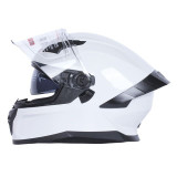 Шлем для мотоцикла, скутера 800 TTG интеграл (светло-серый глянцевый, size L)