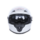 Шлем для мотоцикла, скутера 800 TTG интеграл (светло-серый глянцевый, size L)