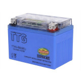 Акумулятор гелевий TTG YTX4L-BS 4AH, 113×70×85 мм на інверторний генератор, синій, з індикатором