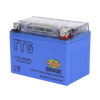 Аккумулятор гелевый TTG YTX4L-BS 4AH, 113×70×85 мм на инверторный генератор, синий, с индикатором