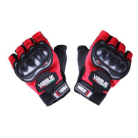 Мотоперчатки YM001-15 (короткие) красные size L