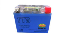 Акумулятор гелевий TTG YTX4L-BS 4AH, 113×70×85 мм синій, з індикатором