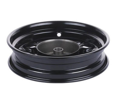 Диск задній TT AGRO MOTO 10×2,15 на скутер Let’s, сталевий, барабанне гальмо, black
