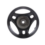 Диск задній TT AGRO MOTO 10×2,15 на скутер Let’s, сталевий, барабанне гальмо, black
