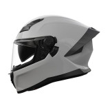 Шлем для мотоцикла, скутера 800 TTG интеграл (светло-серый глянцевый, size L)