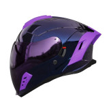 Шолом для мотоцикла, скутера 905 Chameleon TTG інтеграл (фіолетовий, size L)