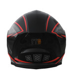 Шолом для мотоцикла, скутера 902 Hunter TTG інтеграл (чорний з червоним, One Size 54-61 см)